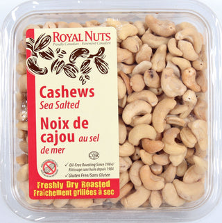 Royal Nuts Cashew Dry Roasted Sea Salted 195g