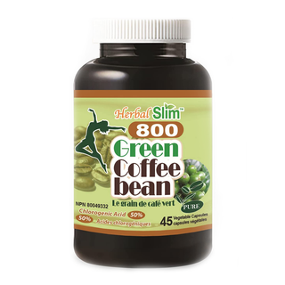 Herbal Slim Green Coffee Bean 800mg 45 Veggie Caps