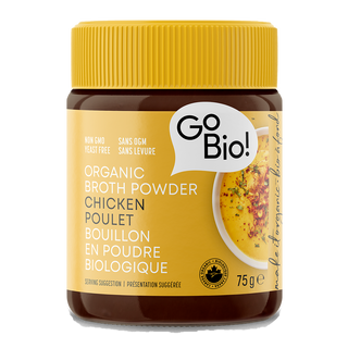 Go Bio Bouillon Powder Chicken Low Sodium 75g