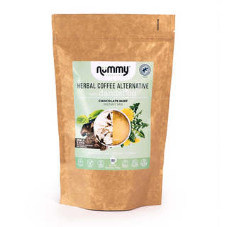 Nummy Creations Herbal Coffee Alternative With Dandelion Chocolate Mint 300g