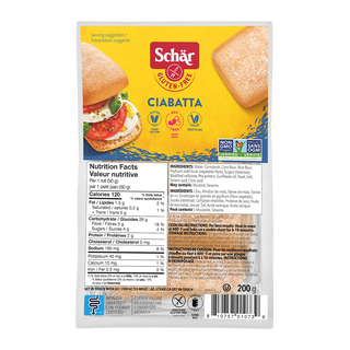 Schar Gluten Free Ciabatta Rolls 200g