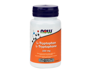 Now L-Tryptophan 220mg 60 Veggie Caps