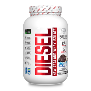 Perfect Sports Diesel New Zealand Whey Protein Isolate Cookies and Cream 2lbs