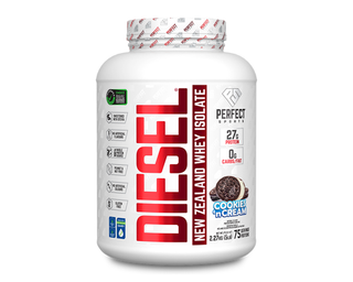 Perfect Sports Diesel New Zealand Whey Protein Isolate Cookies and Cream 5lbs