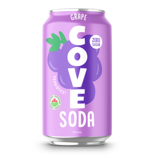 Cove Gut Healthy Soda Grape 355mL