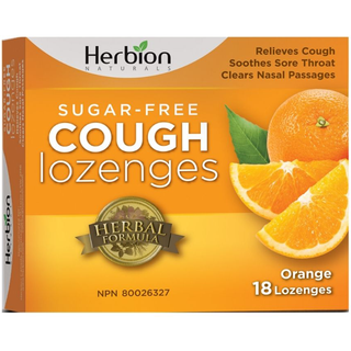 Herbion Sugar Free Cough Lozenges Orange 18 Lozenges