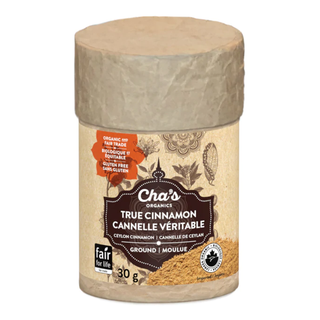 Cha's Organics True Cinnamon Ground 30g