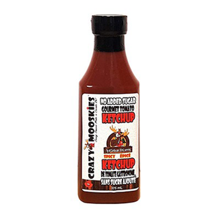 Crazy Mooskies Ketchup Spicy 375mL