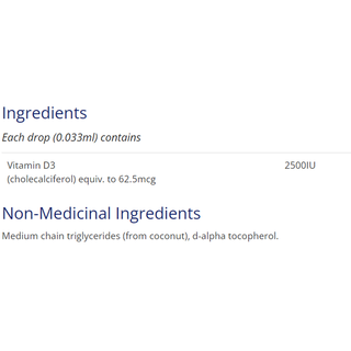 CanPrev Vitamin D3 2500 IU 15mL