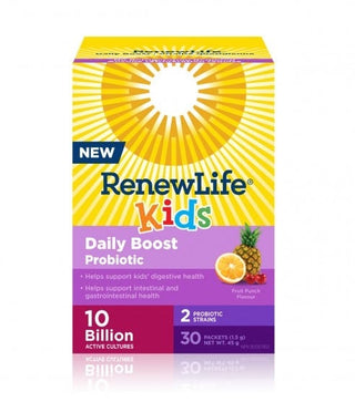 Renew Life Kids Daily Boost Probiotic 10 Billion 30 Packs