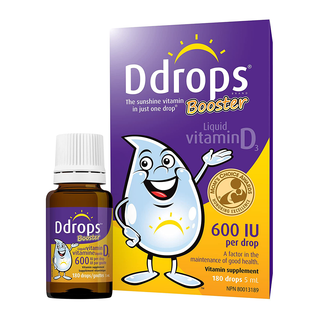 Ddrops Vitamin D3 Booster 600 IU 180 drops