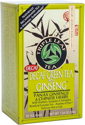 Triple Leaf Green Tea Ginseng Decaf 20 Tea Bags