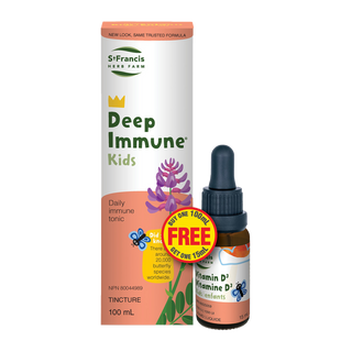 St. Francis Deep Immune Kids 100mL + Vitamin D3 15mL