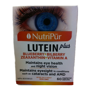 Nutripur Lutein Plus 60 Veggie Caps