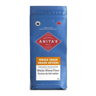 Anita's Organic Mill Whole Wheat Flour Whole Grain Stone Ground 2kg