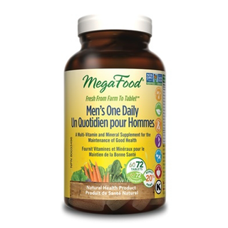 Mega Food Men's One Daily 72 Tablets