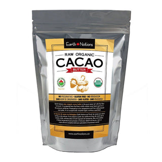 Earth Notions Organic Cacao Butter Raw 500g