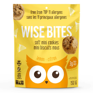 Wise Bites Soft Mini Cookies Lemon 150g