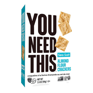 You Need This Almond Flour Crackers Sea Salt 99g