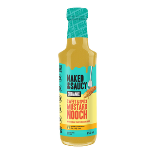 Naked Natural Foods Organic Nooch Mustard Sweet & Spicy Gluten Free 250mL