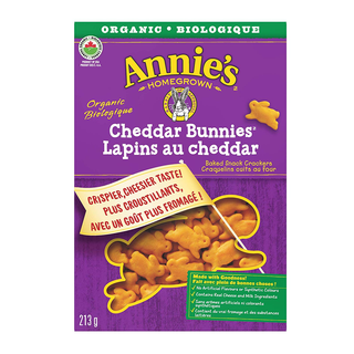 Annie's Homegrown Cheddar Bunnies Organic 213g