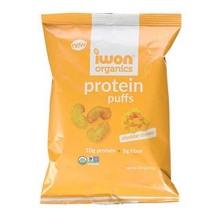 Iwon Organics Protein Puffs Cheddar Cheese 42g