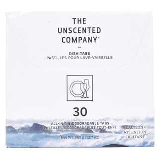 The Unscented Company Dish Tabs Unscented 30 Tabs