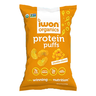 Iwon Organics Protein Puffs Cheddar Cheese 142g