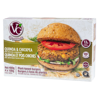 VG Gourmet Plant-Based Burgers Quinoa & Chickpea 400g