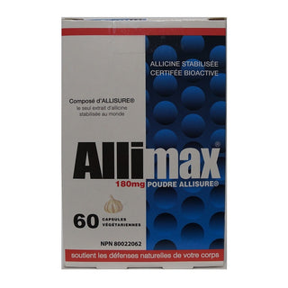 Allimax Allisure Powder 180mg 60 Veggie Caps