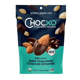 ChocXO Dark Chocolate Covered Almonds 100g