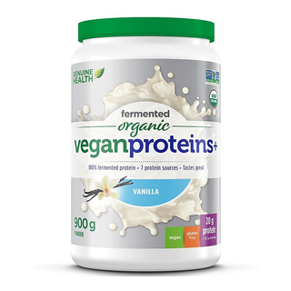 Genuine Health Fermented Organic Vegan Proteins+ Vanilla 900g