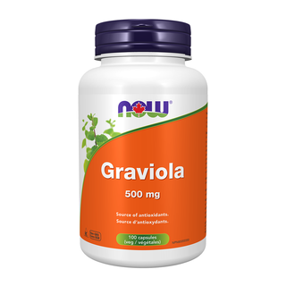 NOW Graviola 500 mg 100 Veggie Caps