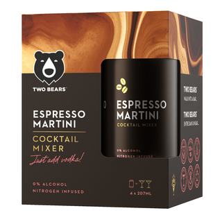 Two Bears Espresso Martini 4x207mL