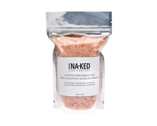 Buck Naked Soap Bath Soak Eucalyptus Himalayan Salt 398mL