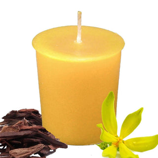 Honey Candles Essential Votive Beeswax Candle Evening Bloom 2 Inch 1 Pack