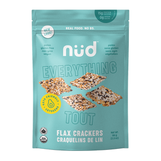 Nud Fud Keto Flax Crackers Everything 66g