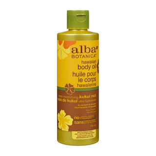 Alba Botanica Hawaiian Body Oil Kukui Nut 250mL