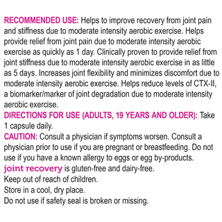 Genuine Health Fast Joint Recovery 60 Capsules