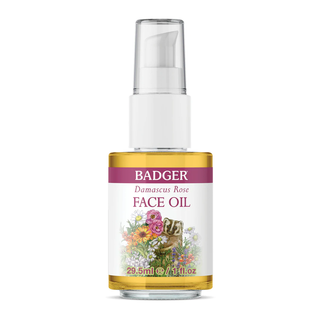 Badger Organic Face Oil Damascus Rose 29.5mL