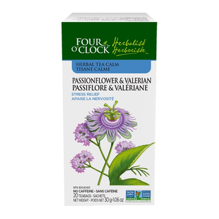 Four O' Clock Herbal Tea Passionflower & Valerian 20 Tea Bags