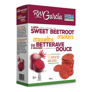 RW Garcia 3 Seed Crackers Sweet Beetroot 180g