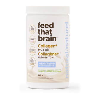 feed that brain Collagen + MCT Oil Natural 240g