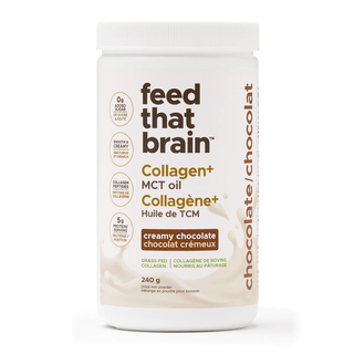 feed that brain Collagen + MCT Oil Creamy Chocolate 240g