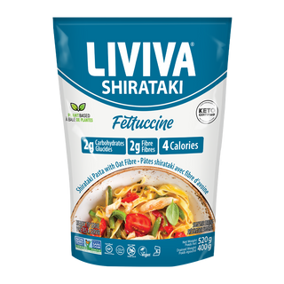 Liviva (By Zeroodle) Organic Shirataki with Oat Fiber Fettuccine 400g