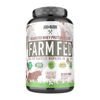 Axe & Sledge Farm Fed Grass Fed Whey Isolate Protein Chocolate Milkshake 30 Servings