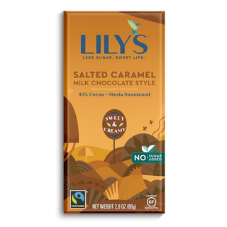 Lily's Sweets Milk Chocolate Bar Salted Caramel 80g