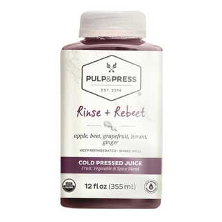 Pulp And Press Organic Cold Pressed Juice Rinse + Rebeet 355mL