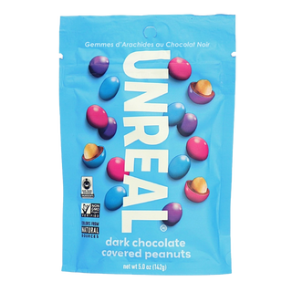 Unreal Dark Chocolate Gems Covered Peanuts 142g