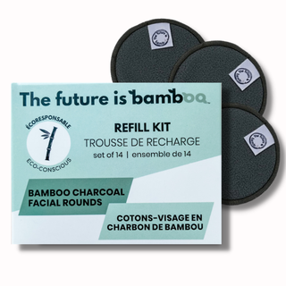 The future is bamboo Bamboo Charcoal Facial Rounds 14 Counts